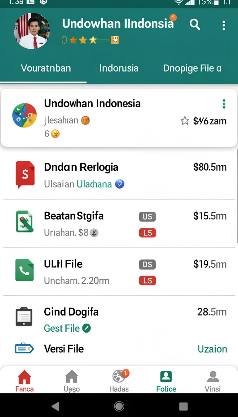 Tampilan utama aplikasi Download isototo APK untuk Android yang intuitif dan efisien.