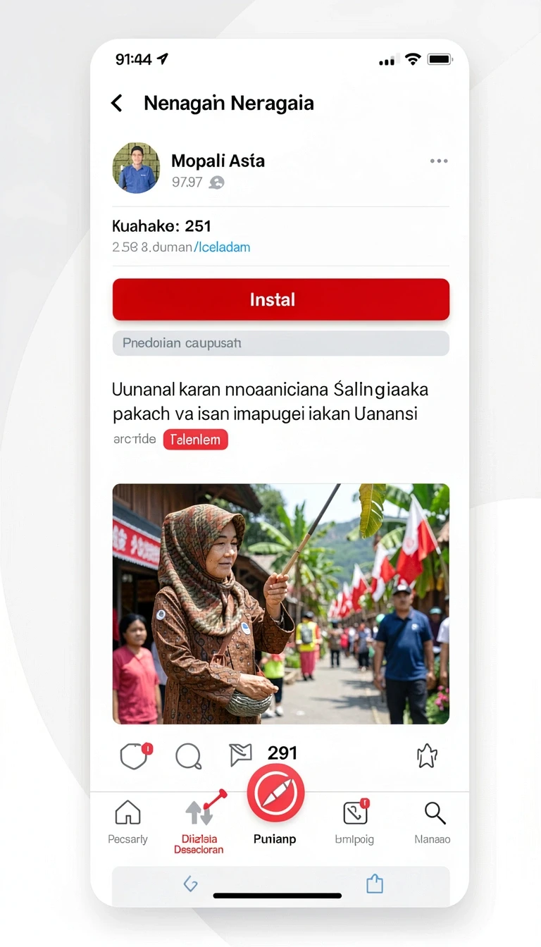 Tampilan utama aplikasi Review Aplikasi hibikiwin yang intuitif dan efisien.